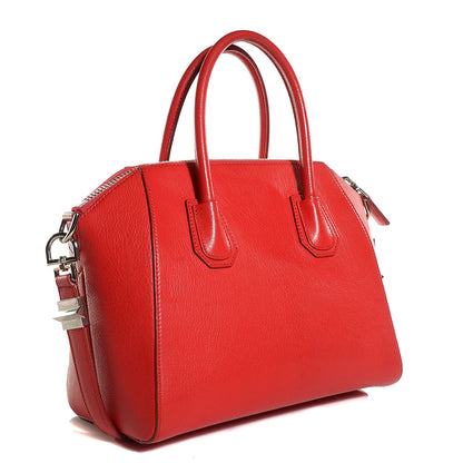 Givenchy Sugar Goatskin Small Antigona Duffel Red 3 of 11