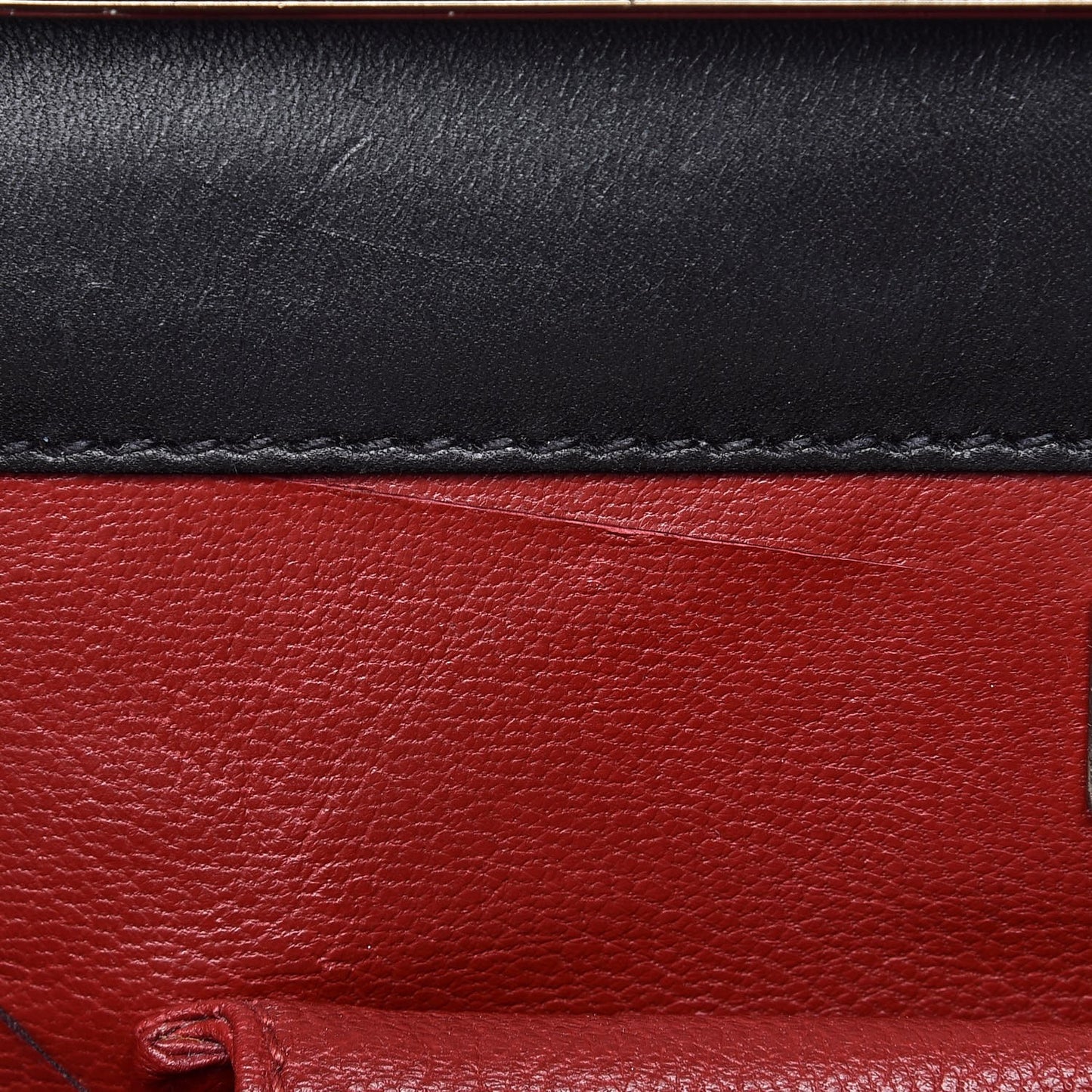 Shiny Crocodile Framed Bag Black