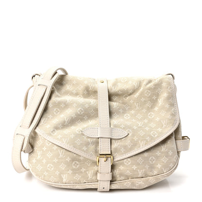 Louis Vuitton Monogram Mini Lin Saumur Dune 1 of 9