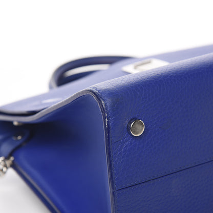 Christian Dior Bullcalf Medium Diorever Flap Yves Klein Blue 11 of 16