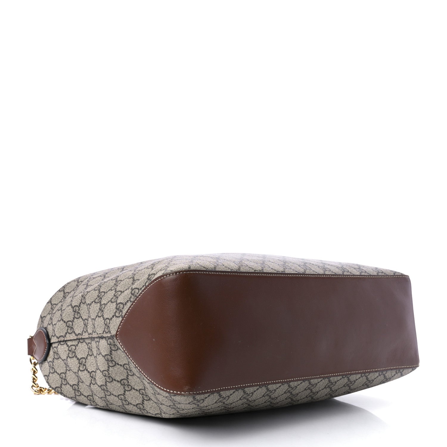 Gucci GG Supreme Monogram Large Linea A Hobo Light Brown 4 of 11