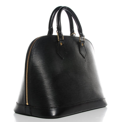 Louis Vuitton Epi Alma PM Black 3 of 7