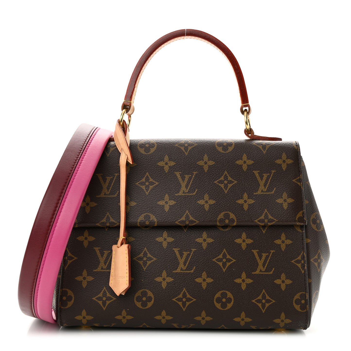 Monogram Cluny BB Bordeaux Fuchsia
