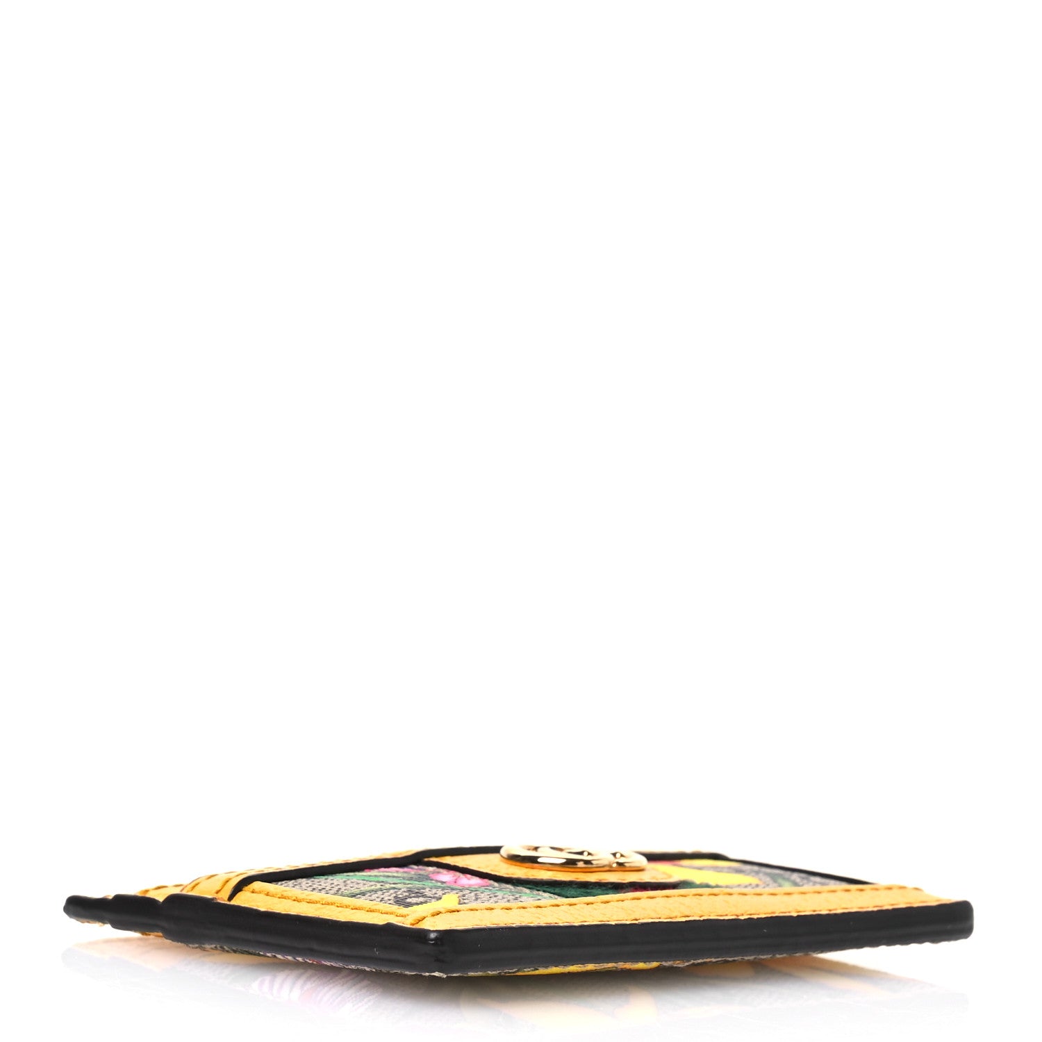 Gucci GG Supreme Monogram Flora Web Ophidia Card Holder Beige Multicolor Crop 4 of 6