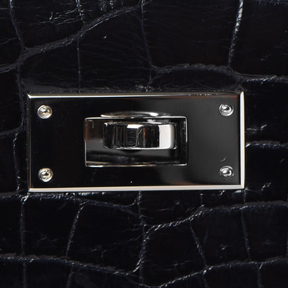 Hermes Shiny Niloticus Crocodile Kelly Sellier 32 8 of 36