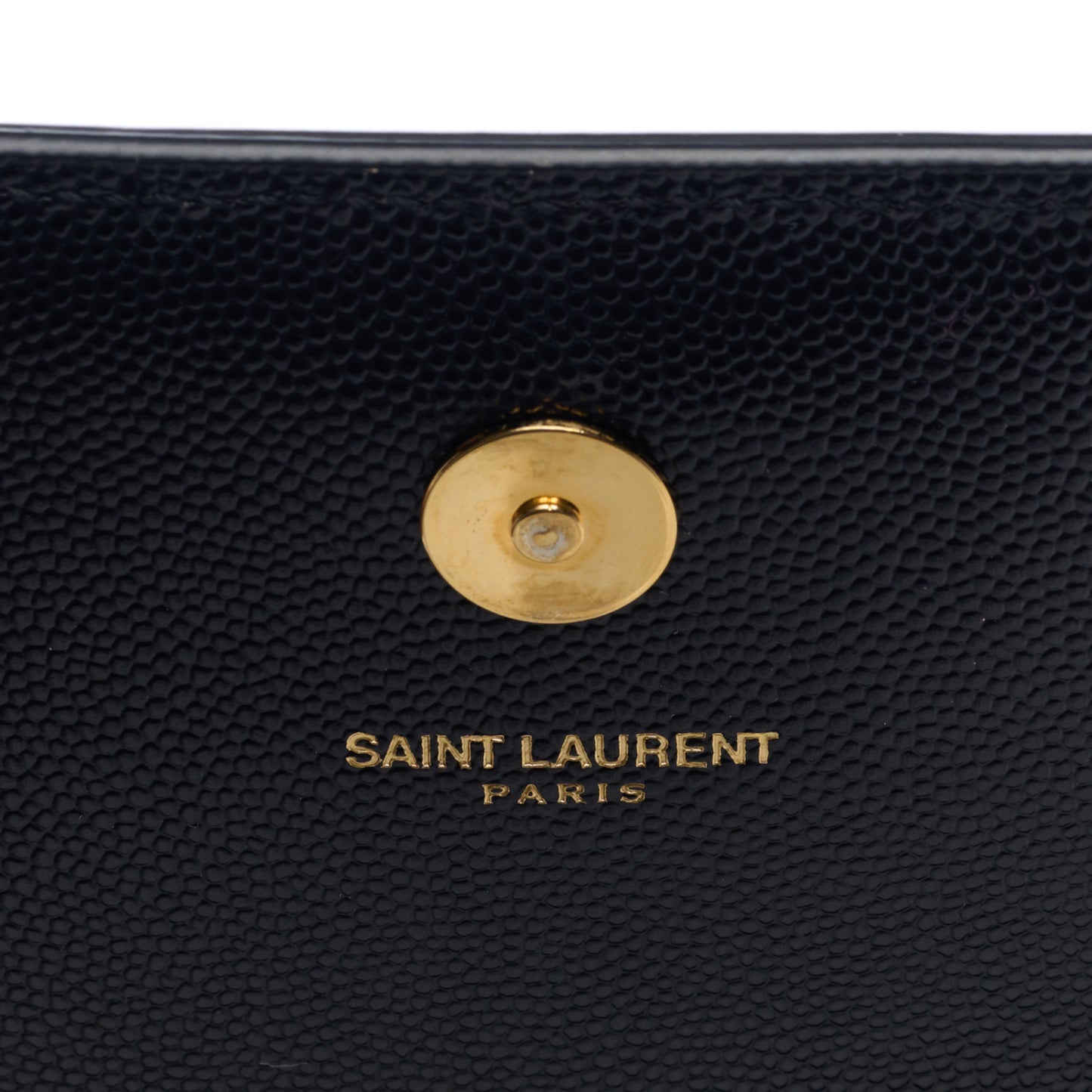 Grain De Poudre Monogram Cassandre Clutch Black
