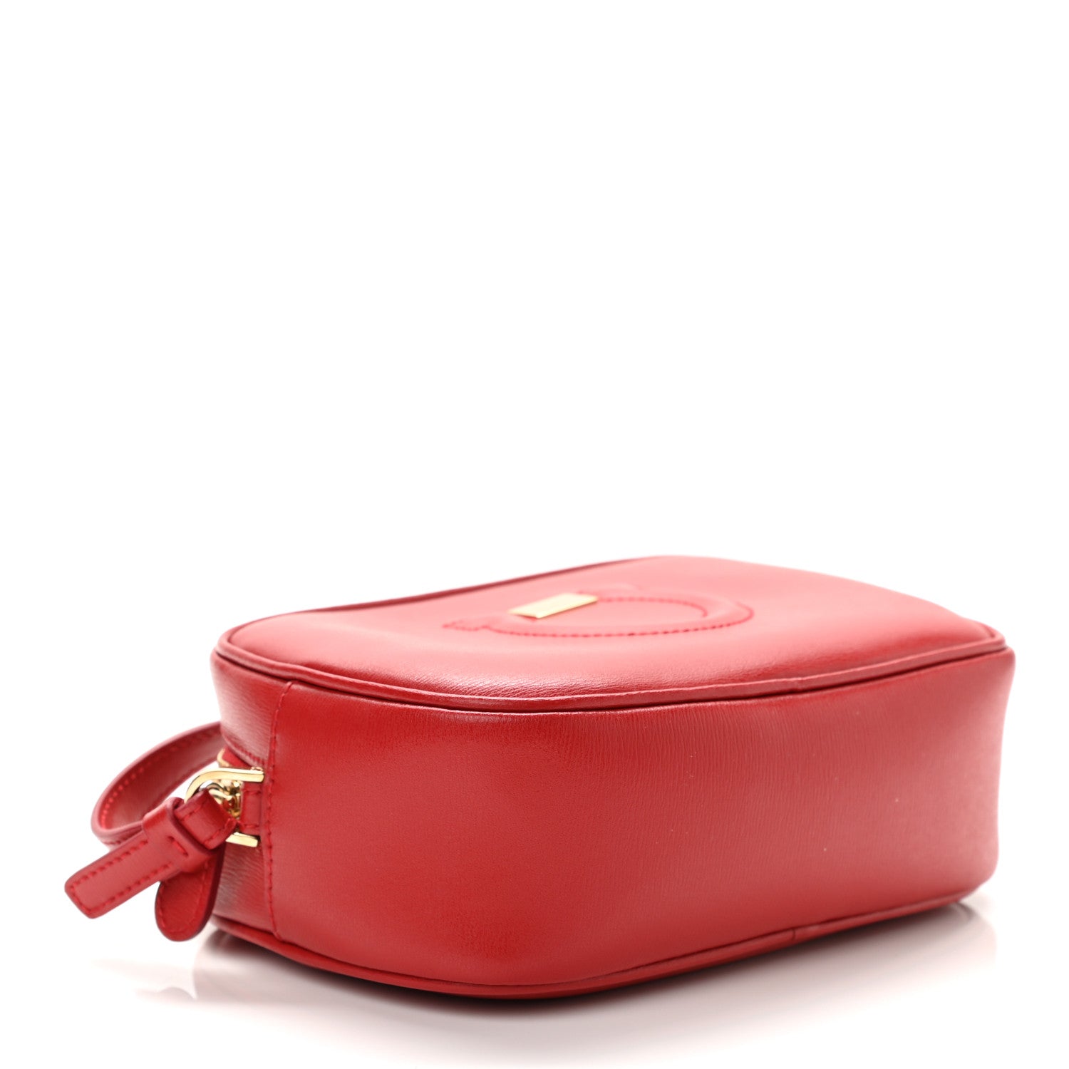 Salvatore Ferragamo Calfskin City Goncho Crossbody Camera Bag Red 4 of 10