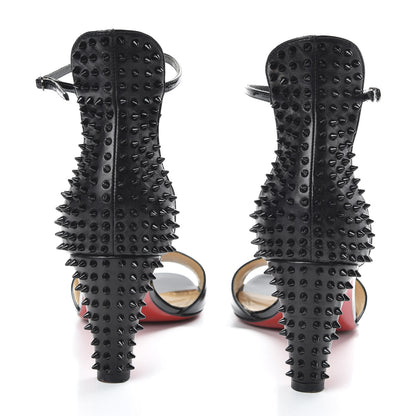 Christian Louboutin Patent Nappa Trezanita 70 Sandals 40 Black 6 of 9