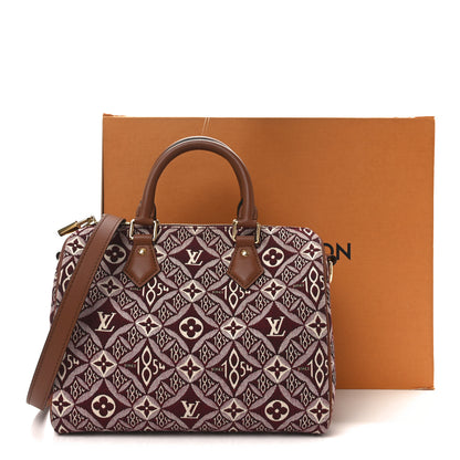 Louis Vuitton Jacquard Since 1854 Speedy Bandouliere 25 Bordeaux 10 of 10