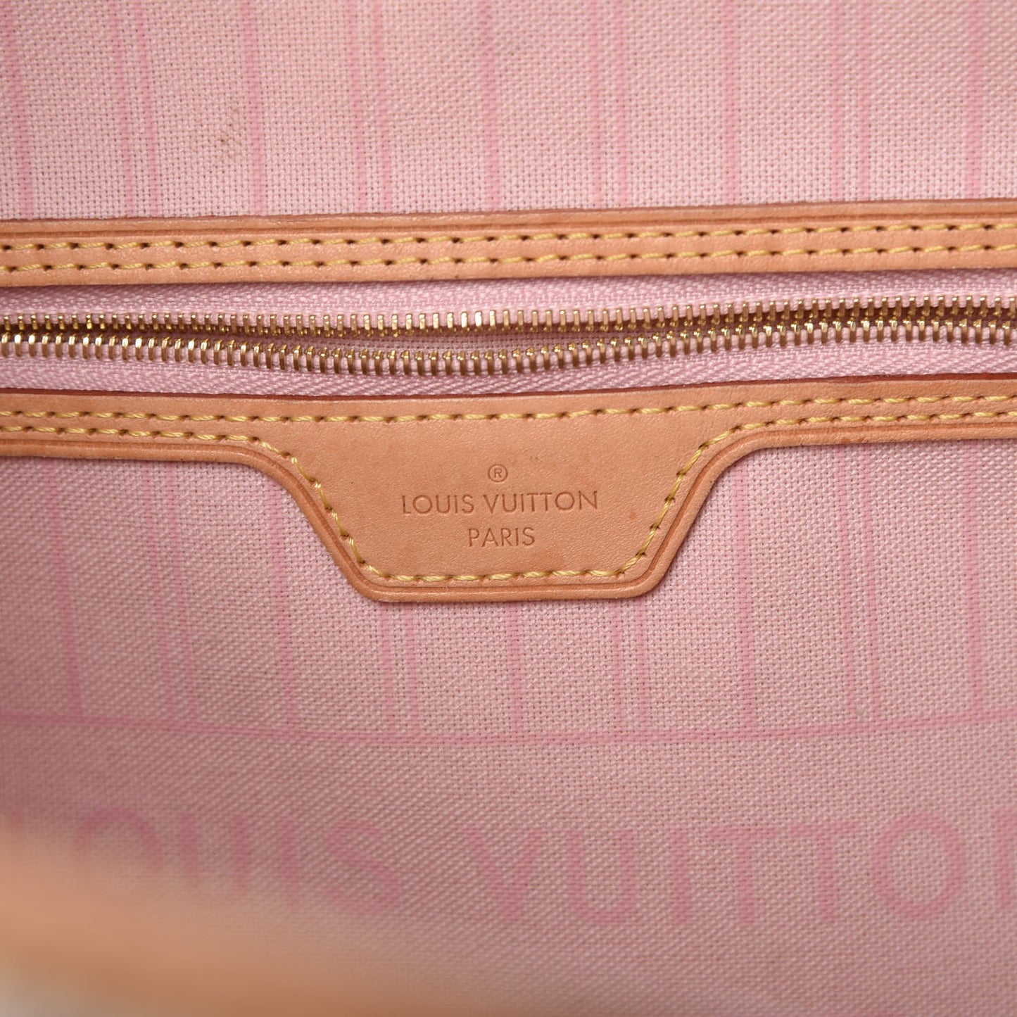 Damier Azur Neo Neverfull MM Rose Ballerine