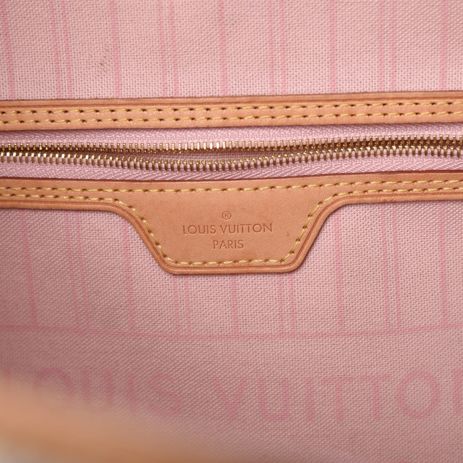 Louis Vuitton Damier Azur Neo Neverfull MM Rose Ballerine 7 of 16
