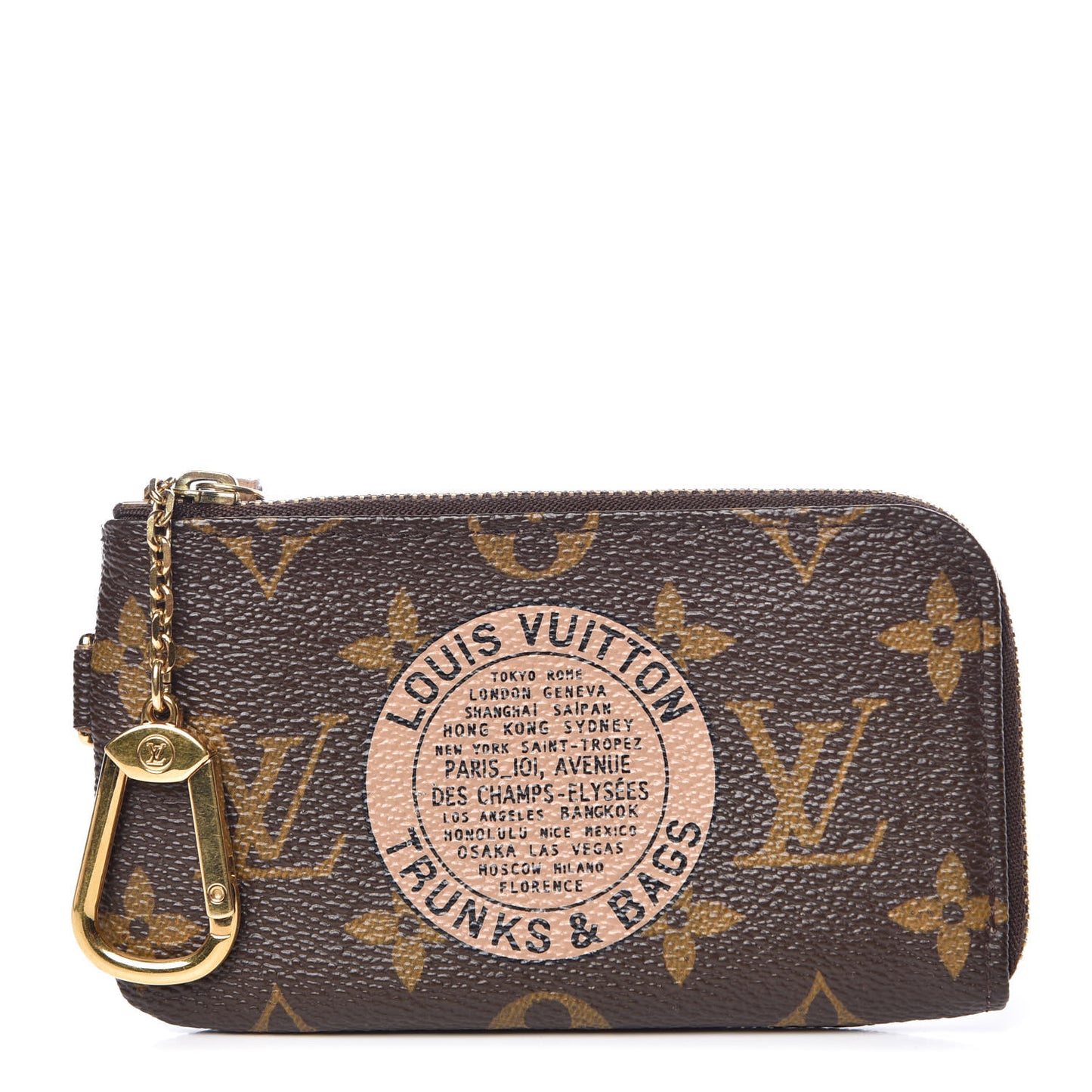 Monogram Complice Trunks and Bags Key Pouch Beige