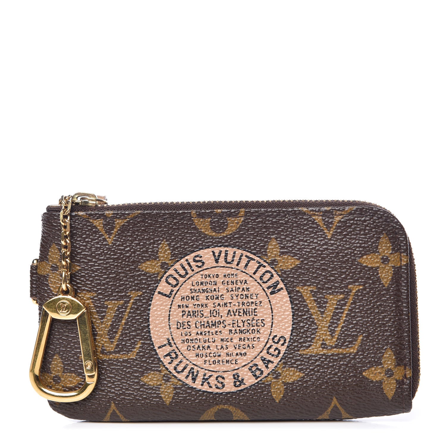 Louis Vuitton Monogram Complice Trunks and Bags Key Pouch Beige 1 of 11