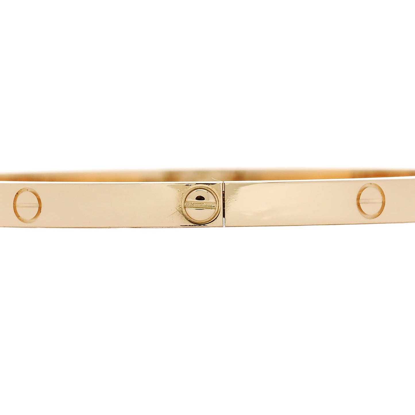 18K Yellow Gold Small LOVE Bracelet 17