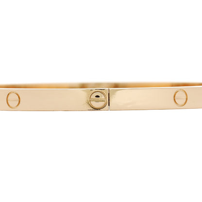 Cartier 18K Yellow Gold Small LOVE Bracelet 17 4 of 8