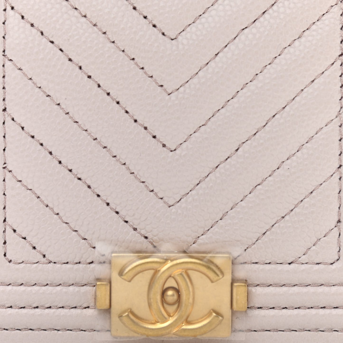 Caviar Chevron Boy Flap Waist Belt Bag Light Purple