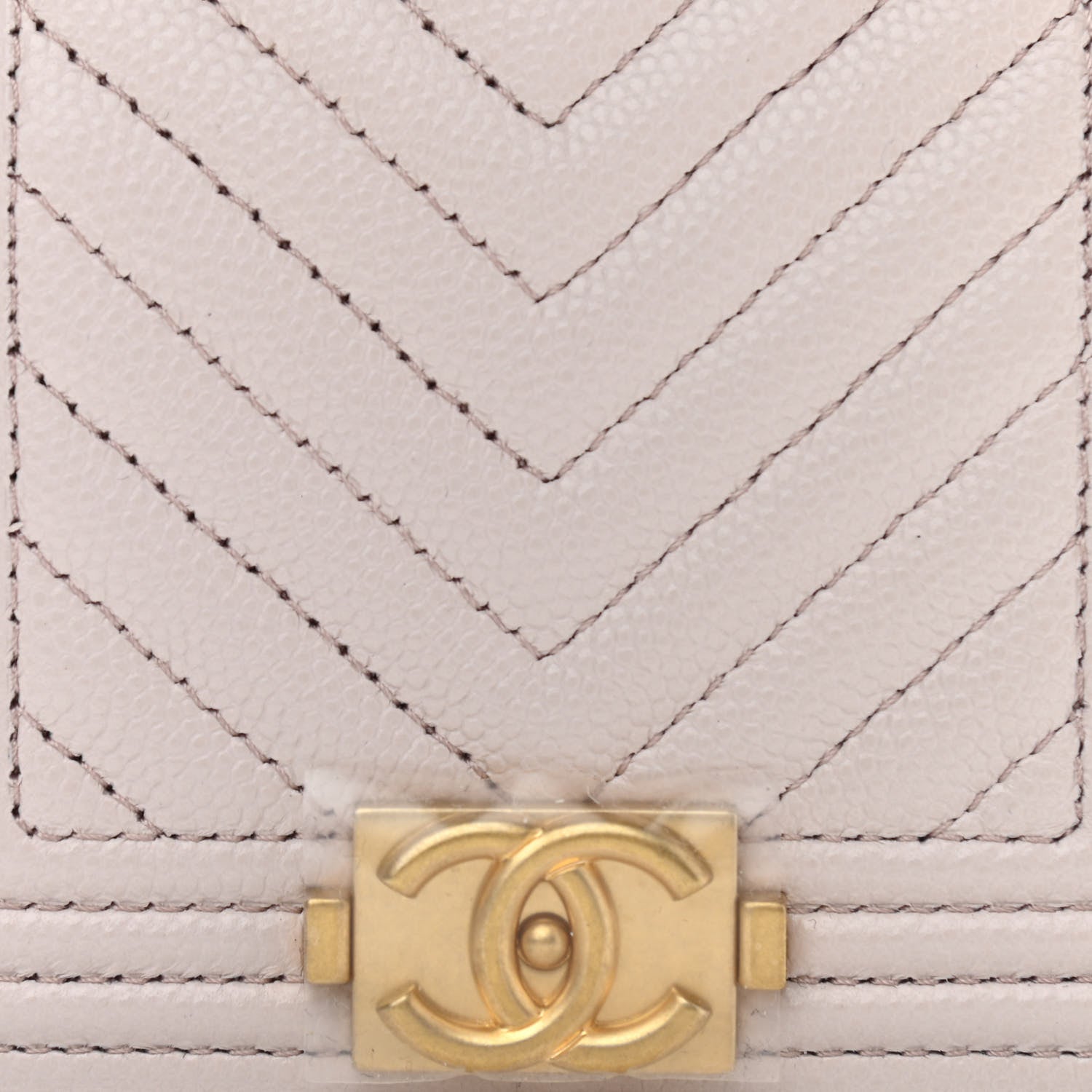 Chanel Caviar Chevron Boy Flap Waist Belt Bag Light Purple 8 of 11