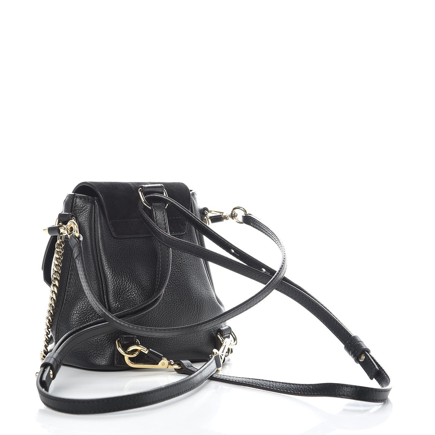 Calfskin Mini Faye Backpack Black