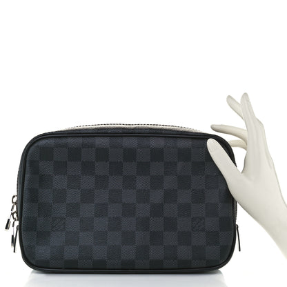 Louis Vuitton Damier Graphite Toilet Pouch GM 2 of 9