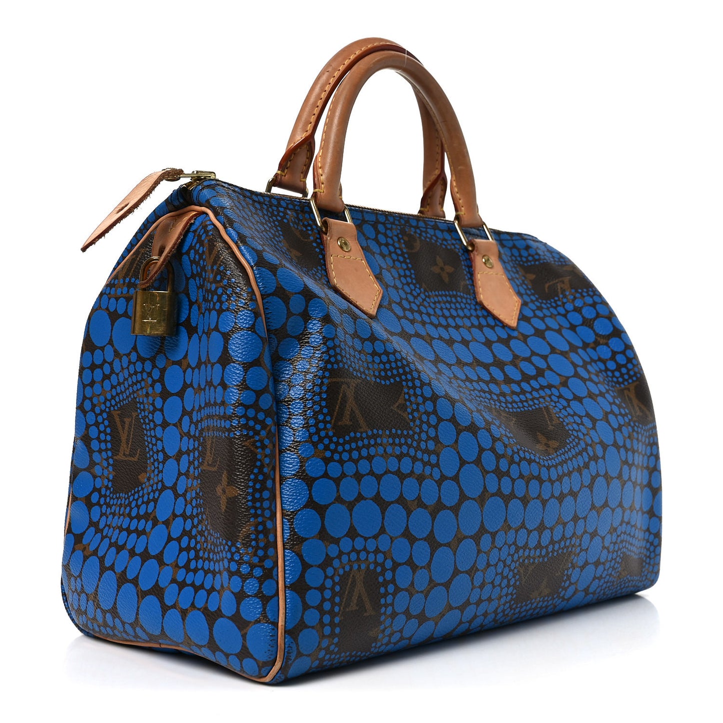 Monogram Kusama Town Speedy 30 Blue