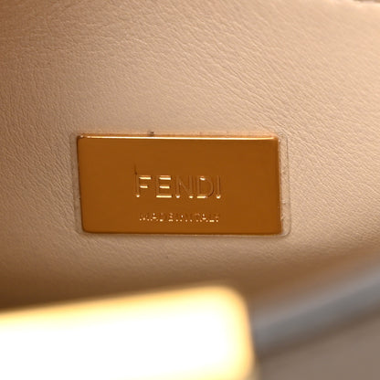 Fendi Vitello Tahiti Burro Bi-Color Medium Peekaboo Iconic Essentially Satchel Maya Camelia Confetto 6 of 10