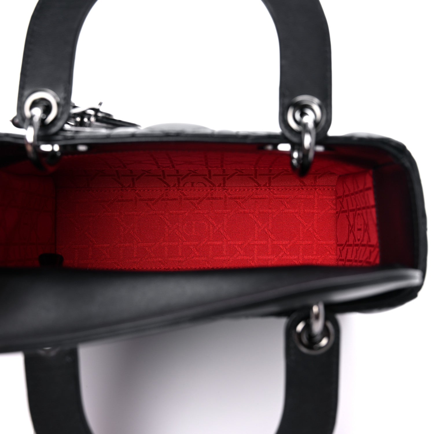 Christian Dior Lambskin Cannage Small My ABCDior Lady Dior Black 5 of 10
