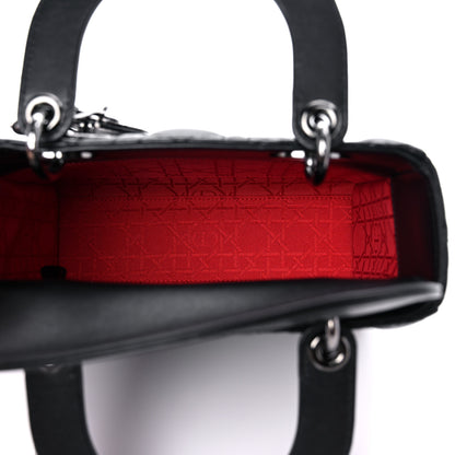 Christian Dior Lambskin Cannage Small My ABCDior Lady Dior Black 5 of 10