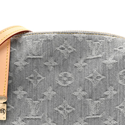 Louis Vuitton Denim Monogram Side Trunk MM Washed Gray 7 of 9