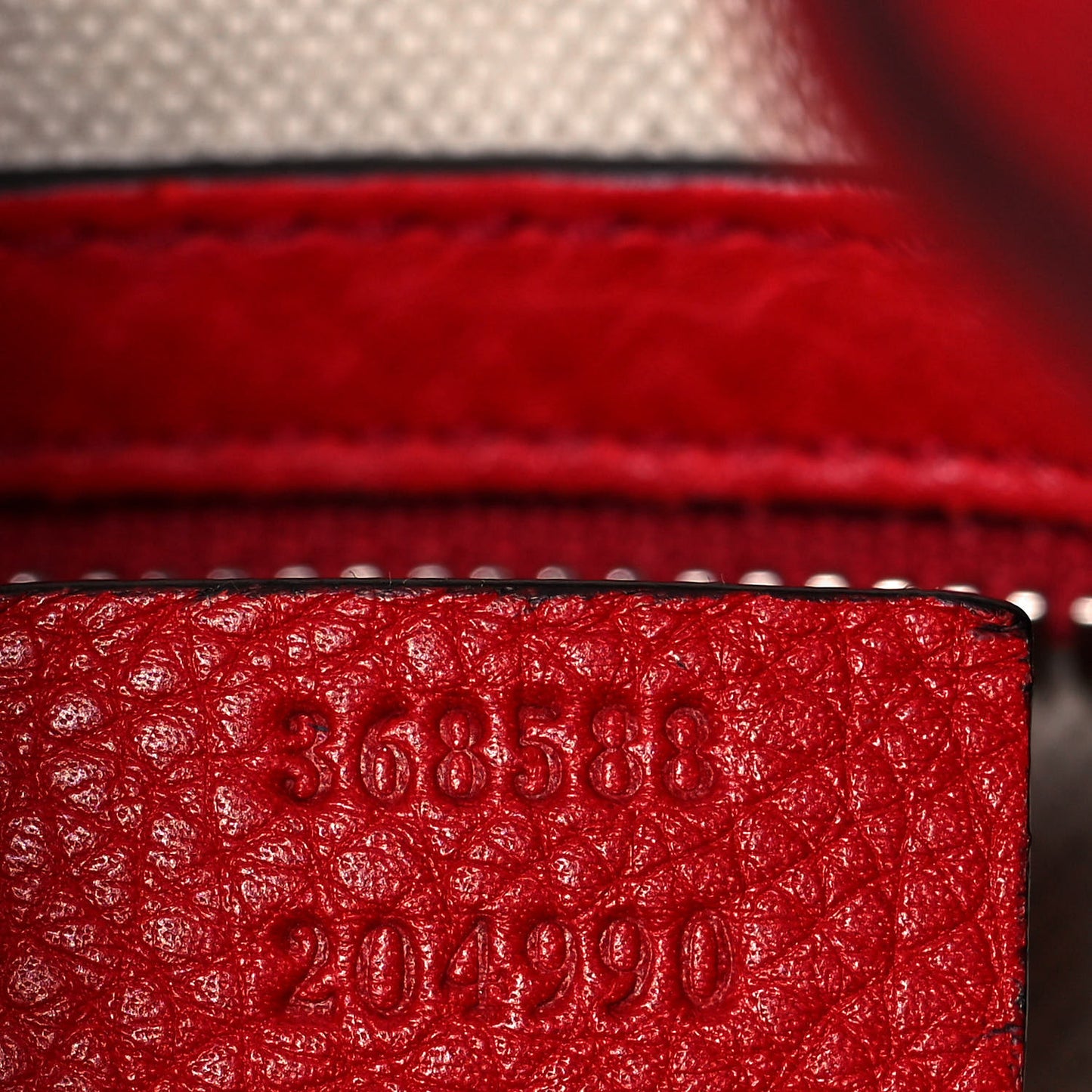 Pebbled Calfskin Small Soho Drawstring Backpack Tabasco Red