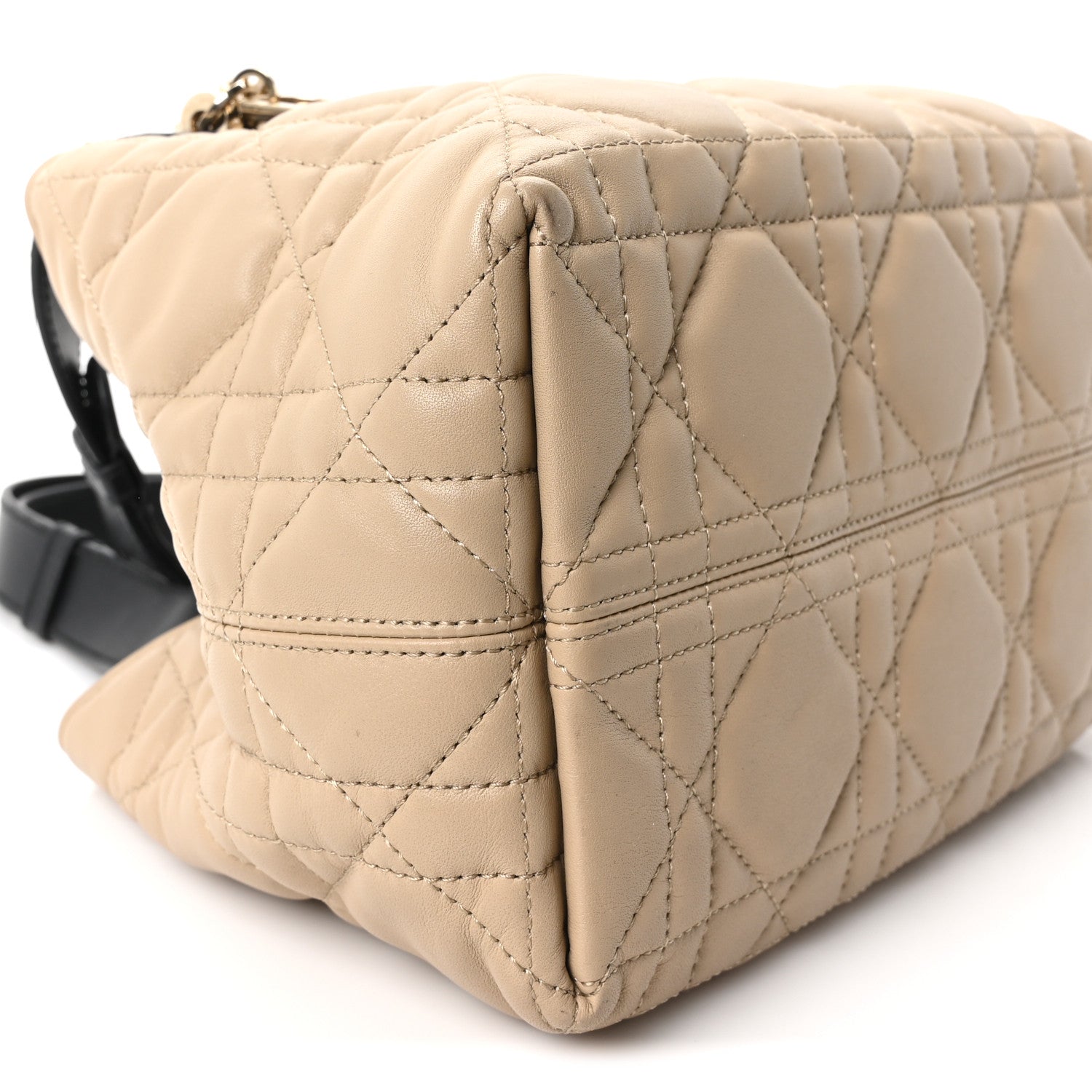 Christian Dior Calfskin Macrocannage Small Toujours Tan Black 10 of 11