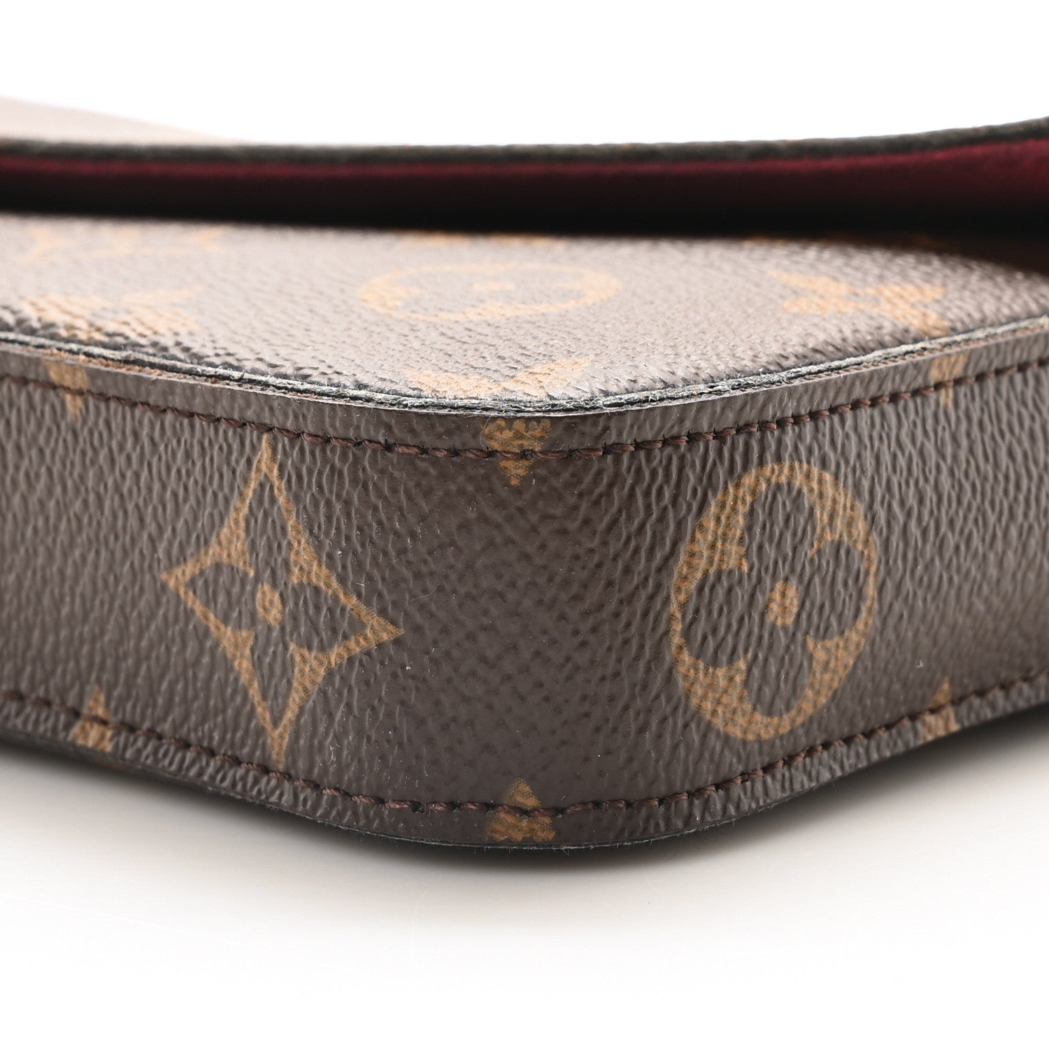 Louis Vuitton Monogram Pochette Felicie Chain Wallet Fuchsia 12 of 12