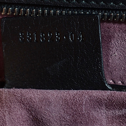 Gucci Regent Calfskin Small Lady Lock Briefcase Clutch Black 6 of 7