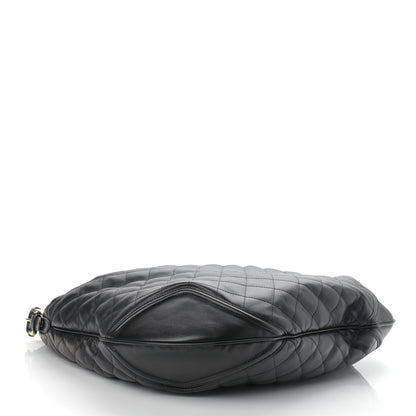 Burberry Calfskin Quilted Hoxton Hobo Black 4 of 14