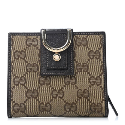 Gucci Monogram Abbey Compact Wallet Dark Brown 1 of 8