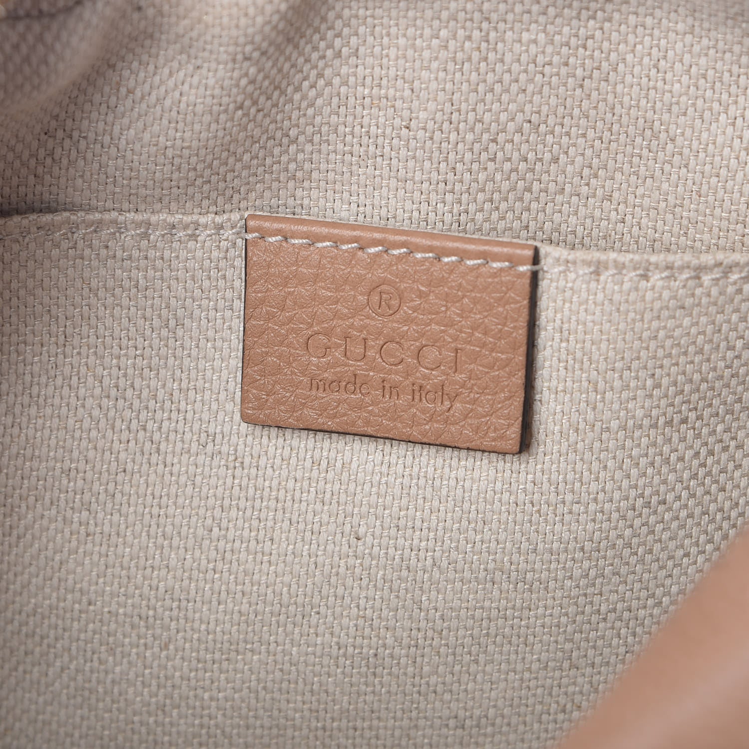 Gucci Pebbled Calfskin Small Soho Disco Bag Camelia 6 of 7