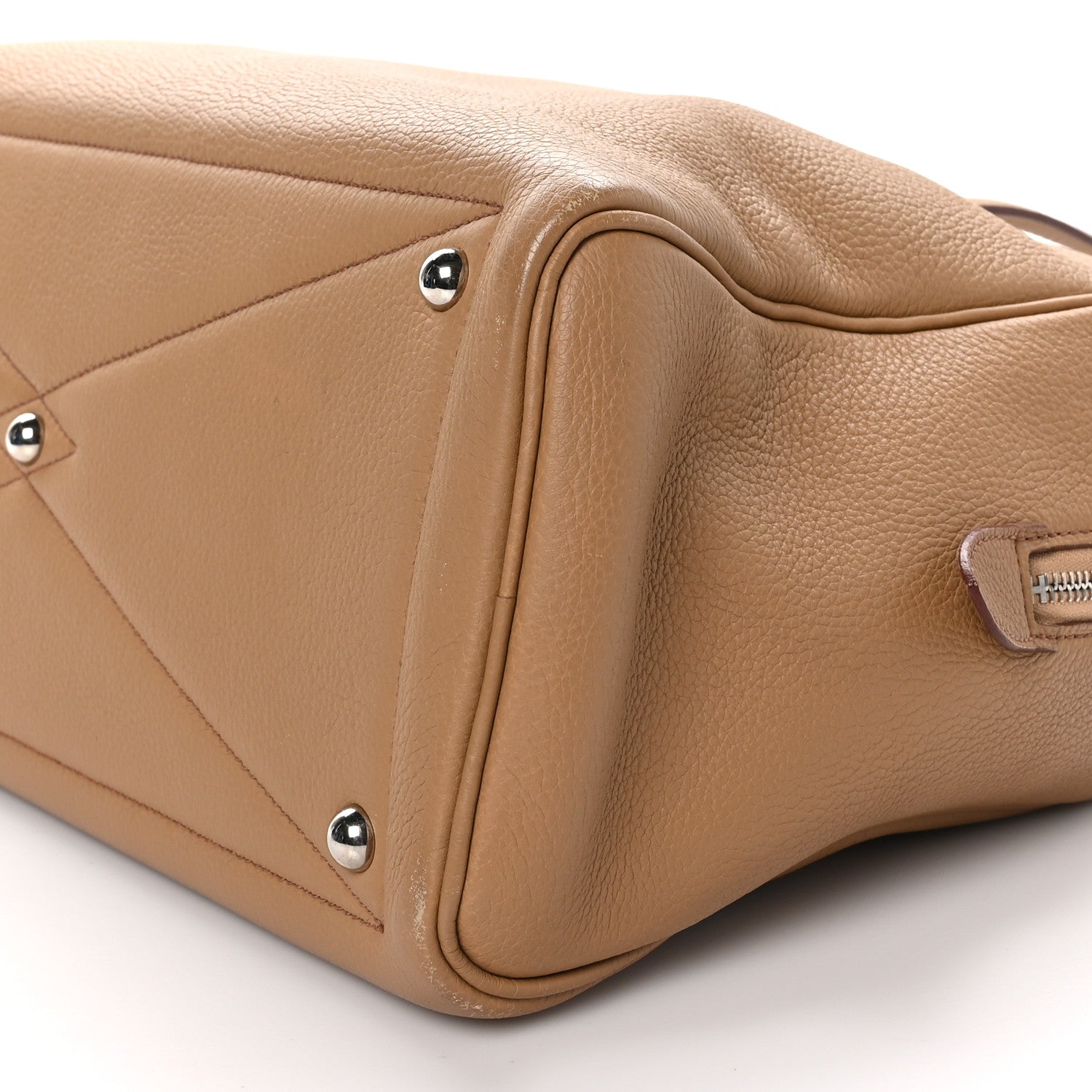 Hermes Taurillon Clemence Victoria II 35 Biscuit 10 of 13