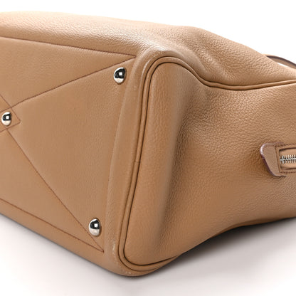 Hermes Taurillon Clemence Victoria II 35 Biscuit 10 of 13