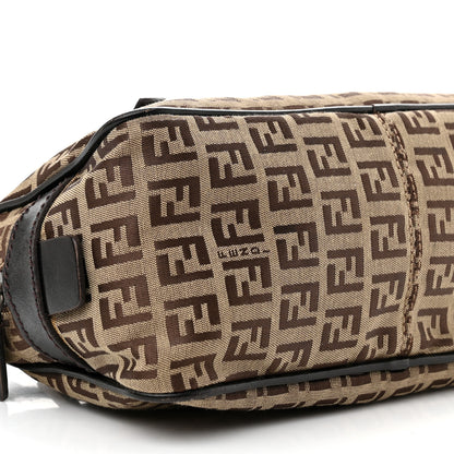 Fendi Zucchino Shoulder Bag Tobacco Moro 9 of 10