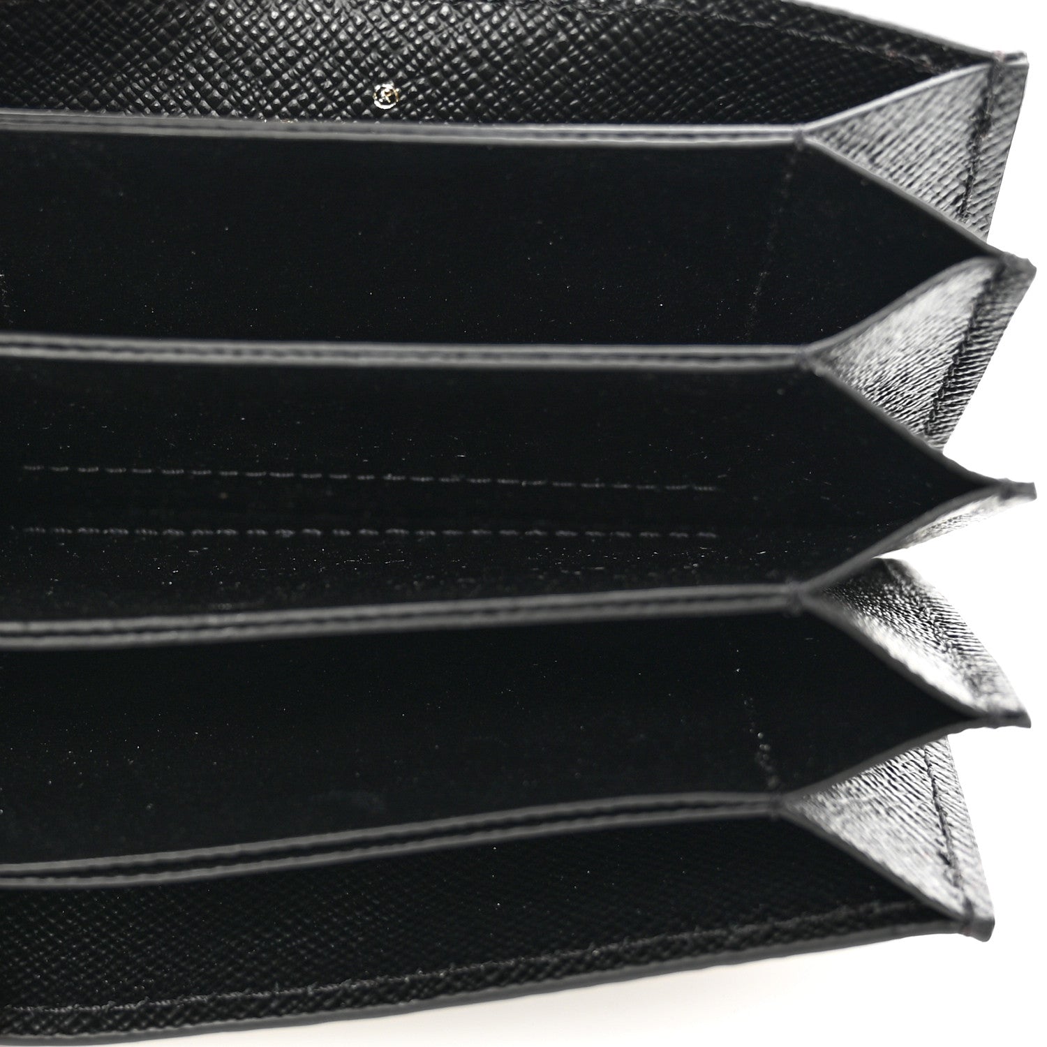 Louis Vuitton Monogram Gusset Card Holder Black 5 of 8