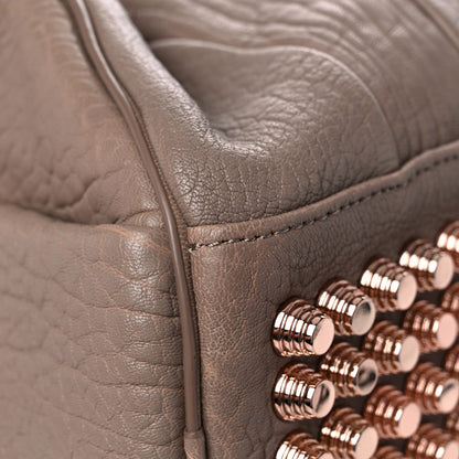 Alexander Wang Pebbled Lambskin Rocco Latte Rose Gold Hardware 7 of 12