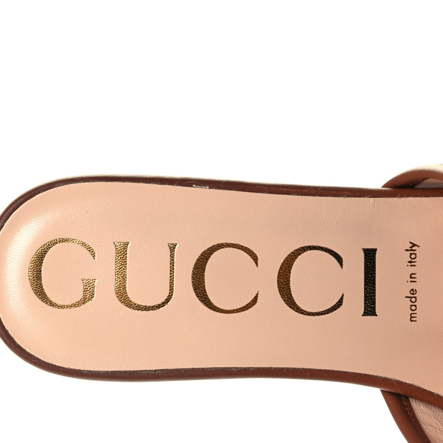 New Denim GG Monogram Miro Soft Calfskin Jolie Slide Sandals 39 Blue Tea Cuir Epilog