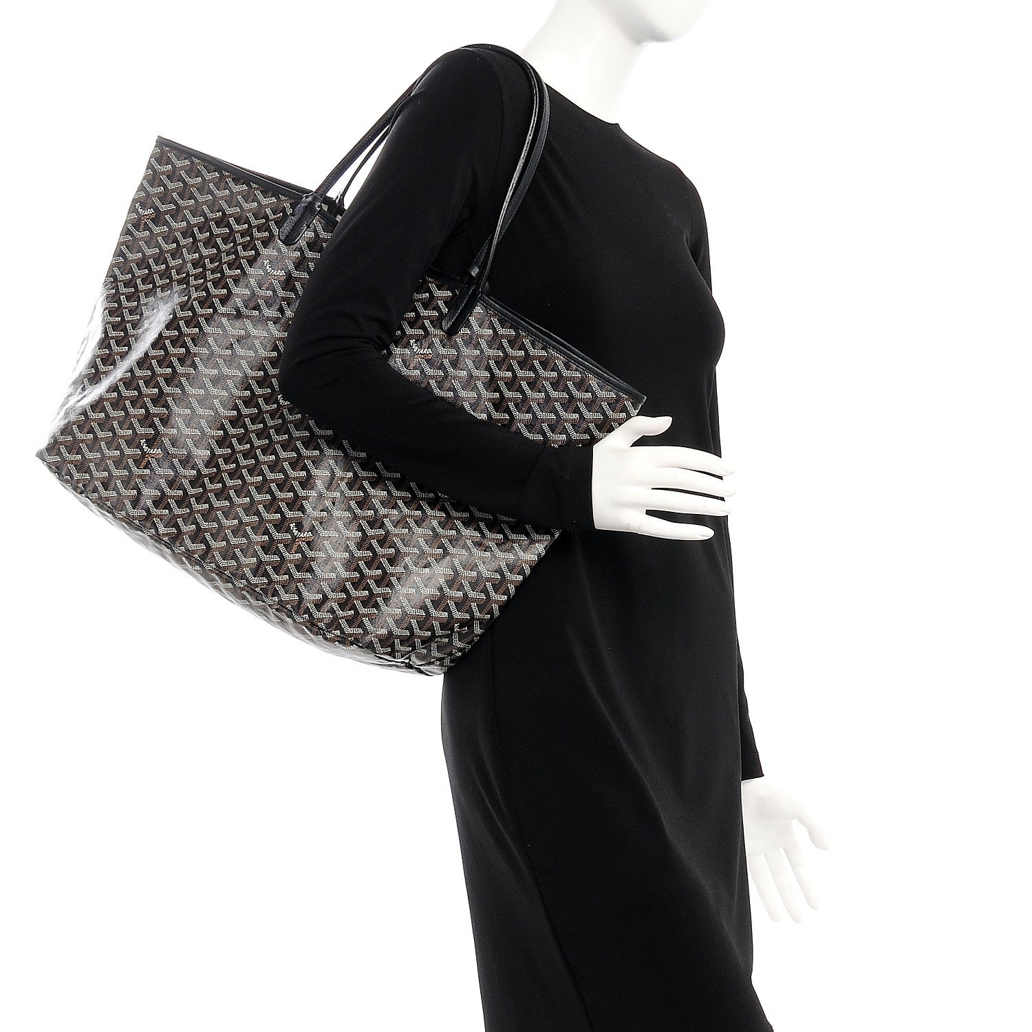 Goyard Goyardine Saint Louis GM Black 2 of 12
