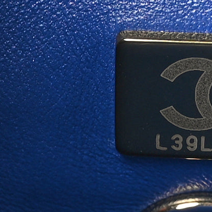 Chanel Caviar Quilted Mini Coco Handle Flap Blue 7 of 9