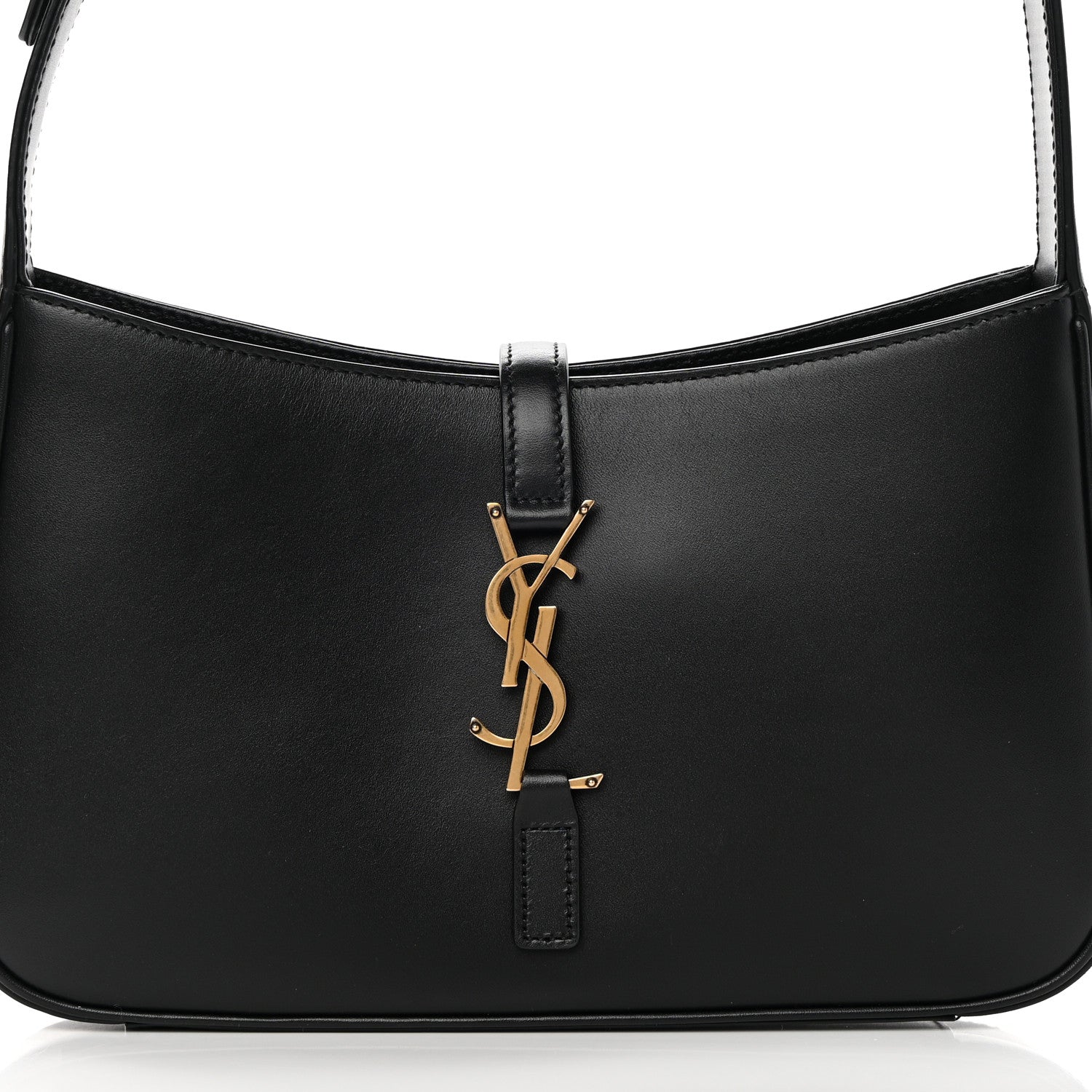 Saint Laurent Smooth Calfskin Le 5 A 7 Hobo Black 8 of 13