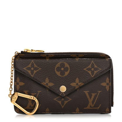 Louis Vuitton Monogram Recto Verso Card Holder Black 1 of 11