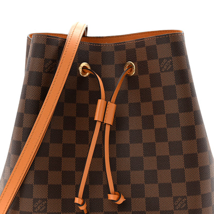 Louis Vuitton Damier Ebene Neonoe MM Safran 8 of 11