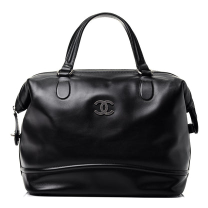 Chanel Smooth Calfskin Country Ride Bowler Tote Black 1 of 9