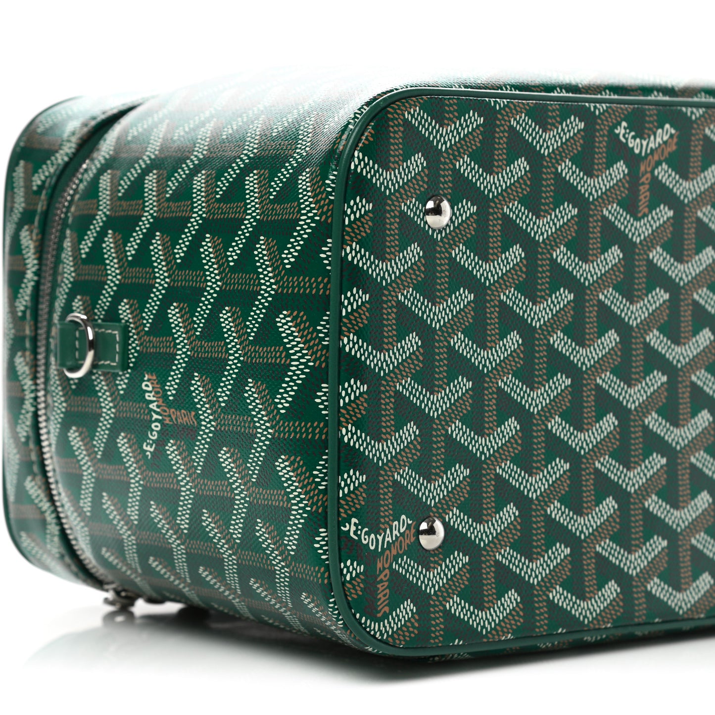 Goyardine Muse Vanity Case Green