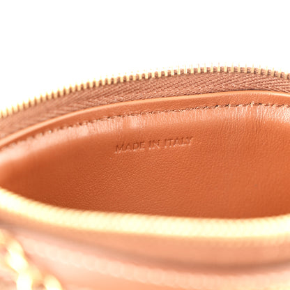 Celine Tartan Calfskin Cuir Triomphe Coin and Card Pouch Multicolor 7 of 9