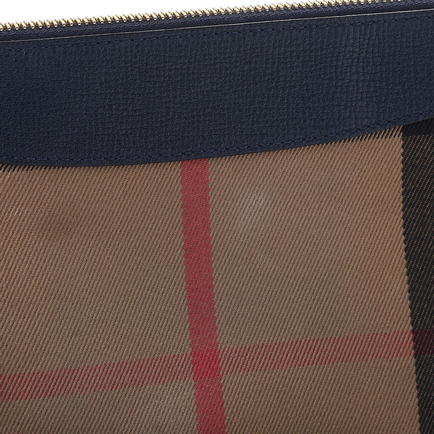 Burberry House Check Derby Peyton Crossbody Clutch Bag Navy 9 of 9